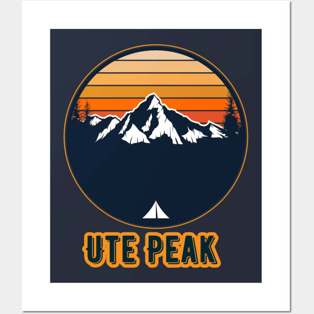 Ute Peak Wall Art by Canada Cities